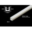 Clear Plastic Beams 3mm U *5