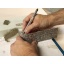 3D Cardboard Sheet „Lime Stone Wall“, beige