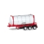 1/87  Containerchassis 26 ft. with swapcontainer, white/red Herpa