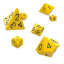 Oakie Doakie Dice RPG Set Solid - Yellow (7)