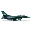 HERPA Italian Air Force (AMI) Lockheed Martin F-16A Fighting Falcon 37 Stormo "Green Lightning" 1:200