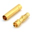 3mm banana plug set, (1 male, 2 female)