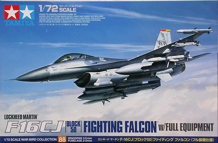 1/72 TAMIYA Lockheed Martin F-16CJ 