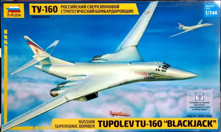 1/144 ZVEZDA Tupolev Tu-160 Supersonic Strategic B.